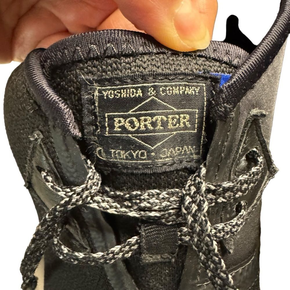 Adidas NMD x Porter Black/Royal Blue CP9718 Lace Up Sneakers Size 11 - Picture 3 of 9